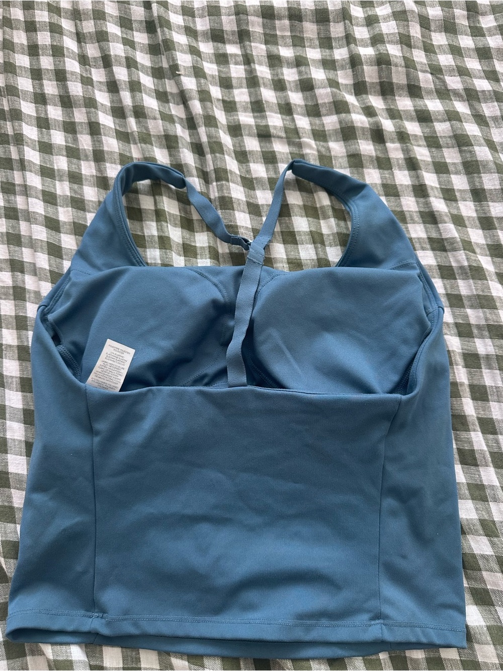 Oner Active Blue Racerback Cropped timeless vest - Picture 2 of 3
